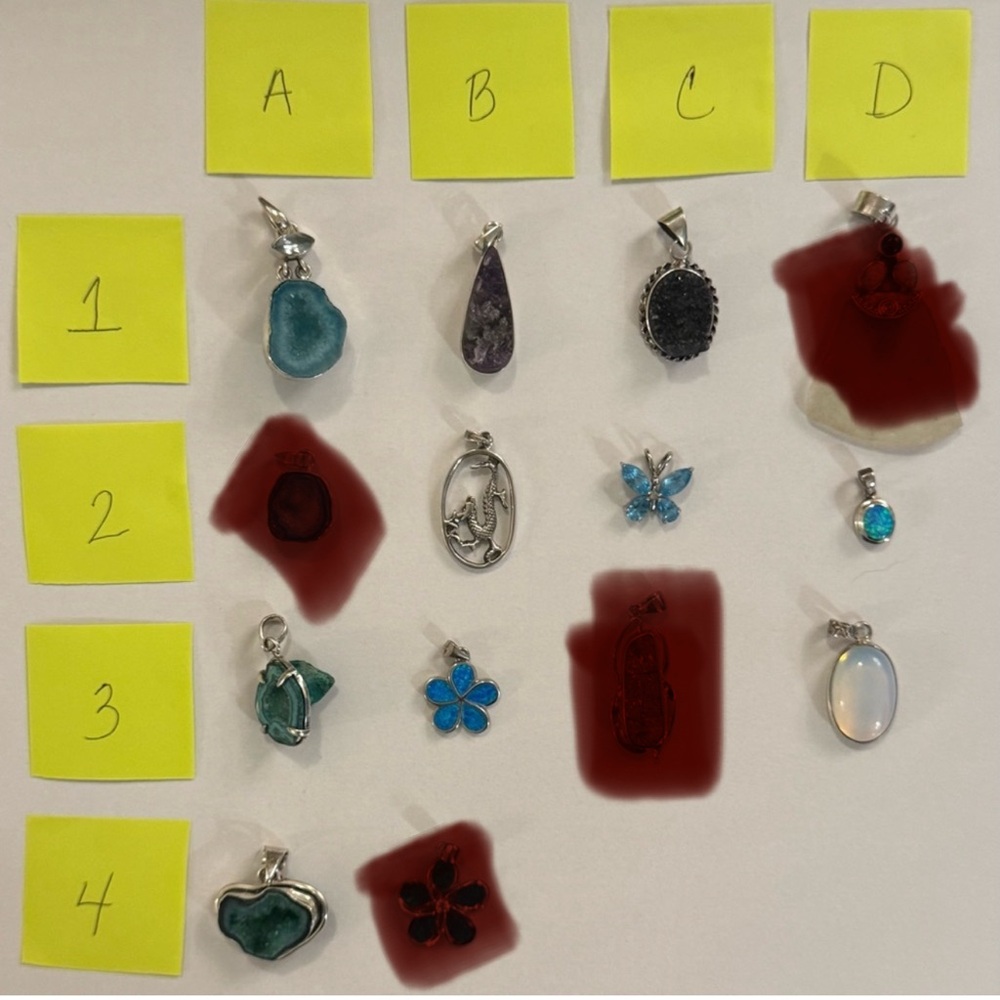 Sterling & Gemstone Pendants